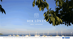 Desktop Screenshot of loewen-hagnau.de